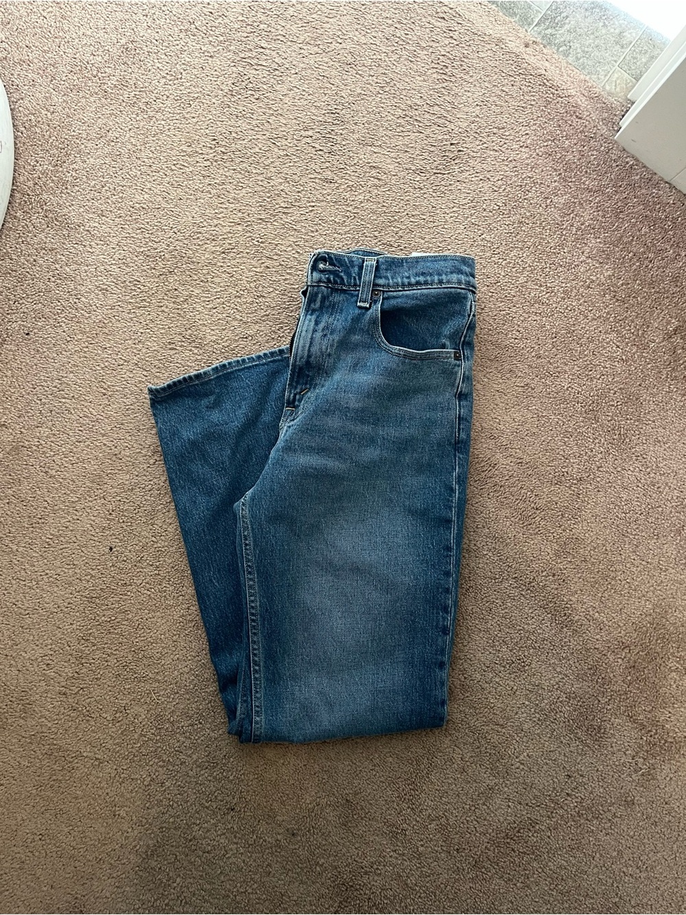 90s High Rise Relaxed Strait Jeans